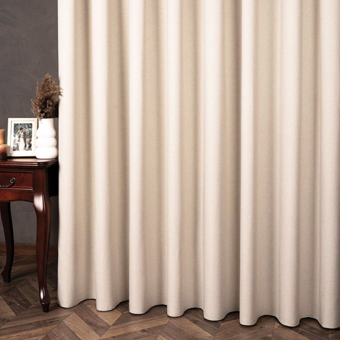 CYRUS – Valoa himmentävä verho, beige – wavegardin