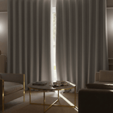 NOVA - Wave Mørklægningsgardin, Grå - EasyGardin